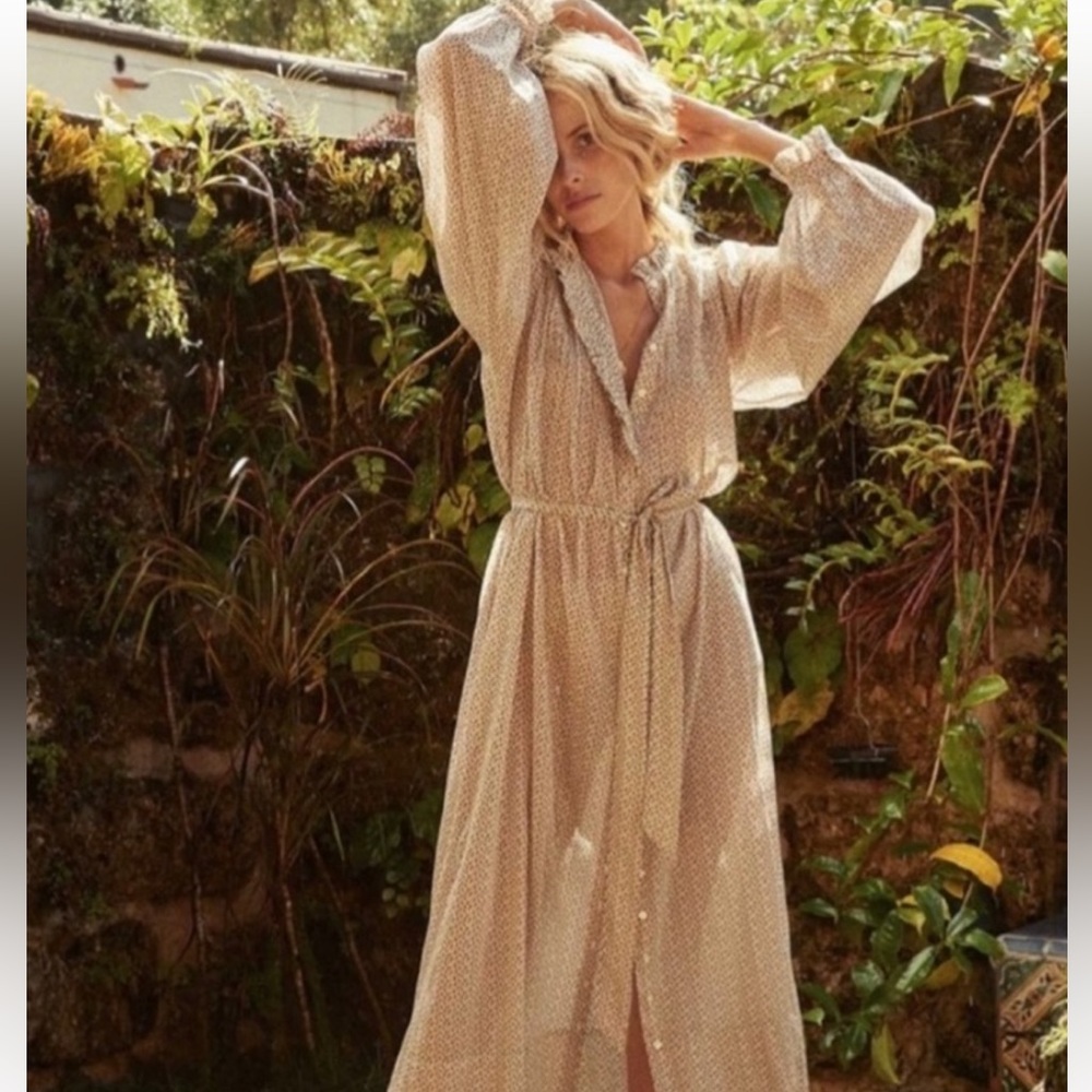 Doen Stanton Berry Bisou Cotton floral dress